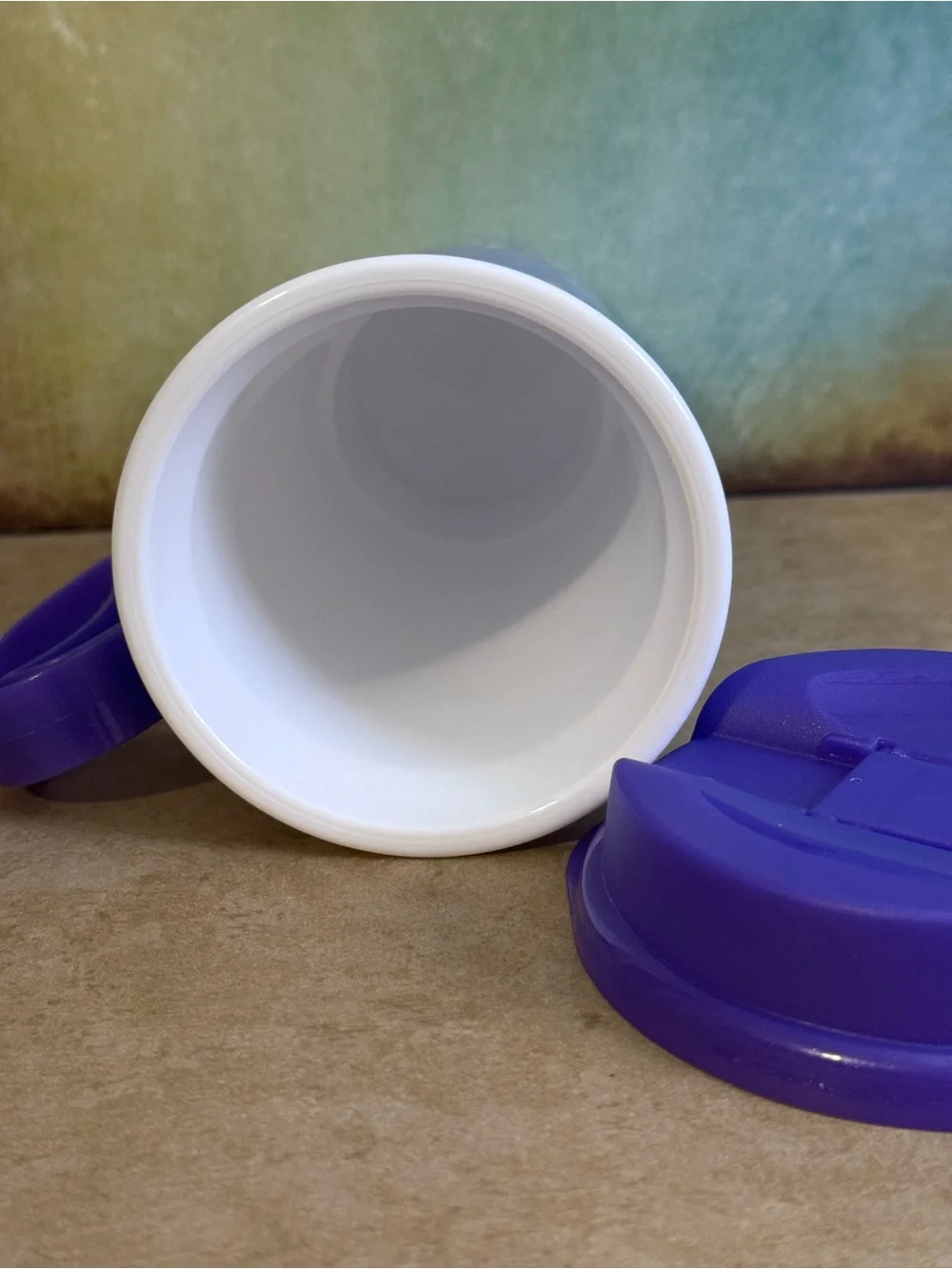 Disney Purple Mickey Mouse 100 Years Travel Tumbler